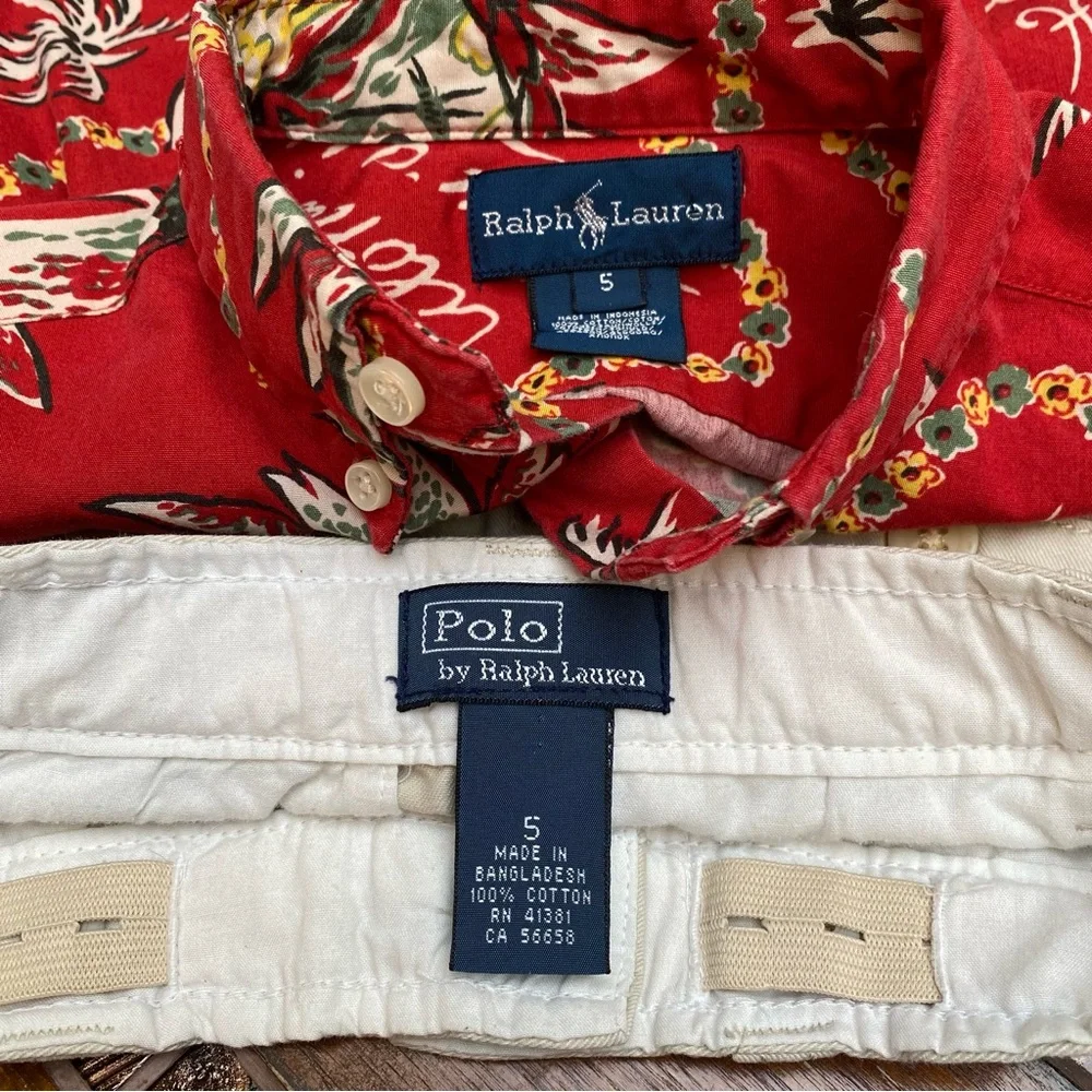 Ralph Lauren Hawaii Aloha Boys Set